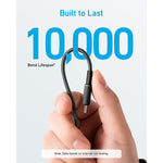 Anker 322 USB-C to USB-C Charging Cable, 6 ft., Black (A81F6H11-1)