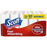Scott Choose-A-Sheet Paper Towels, 1-ply, 102 Sheets/Roll, 15 Rolls/Pack (36371/55417)