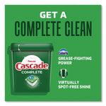 Cascade Complete ActionPacs Dishwasher Detergent, Fresh Scent, 17.6 oz., 33 Pacs/Bag, 4 Bags/Carton (80797047)