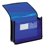 Pendaflex UltraColor Poly Expanding Wallet with Elastic Closure, Letter, Blue (84041BL)