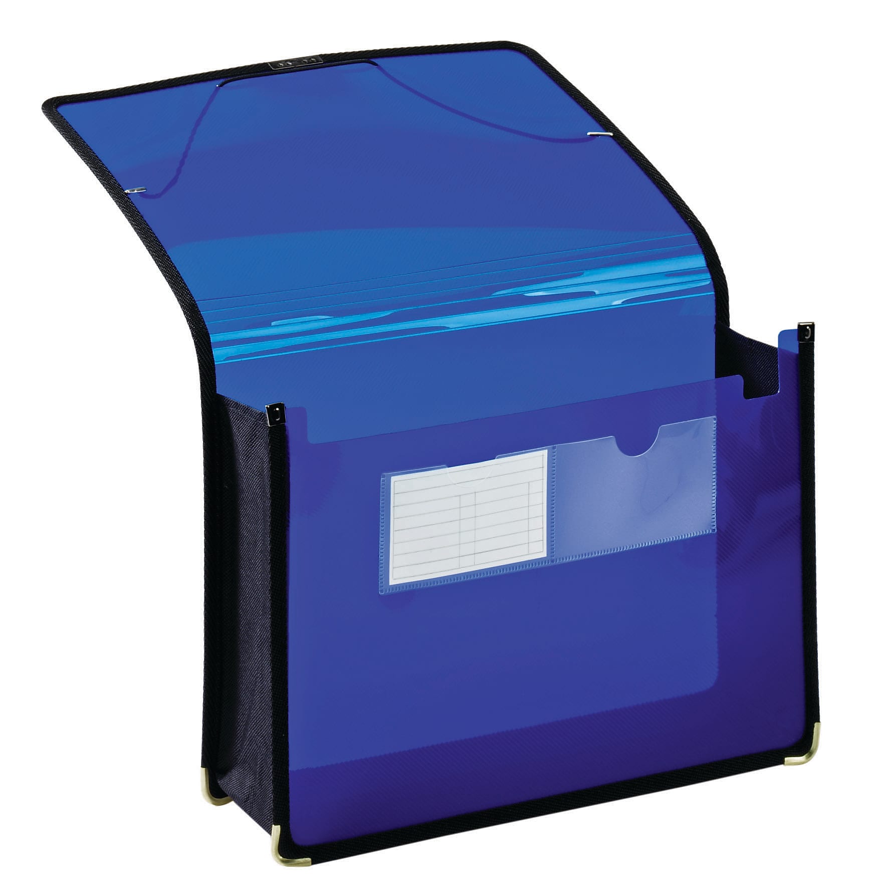 Pendaflex UltraColor Poly Expanding Wallet with Elastic Closure, Letter, Blue (84041BL)