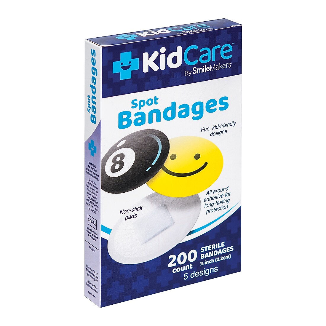 SmileMakers KidCare Spot Bandages, 200/Box (BAN331)