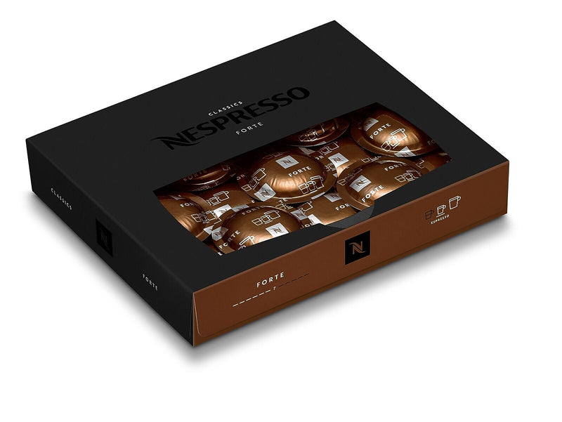 Nespresso Forte Coffee Nespresso Professional Capsules, Espresso Roast, 50/Box (8901.84)