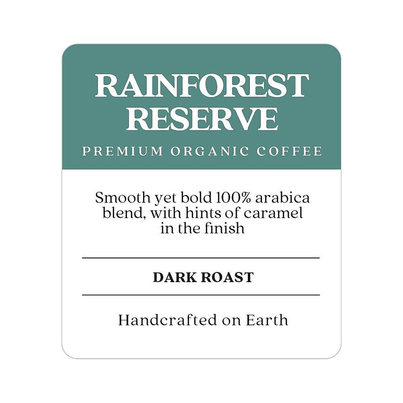 Copper Moon Rainforest Reserve Organic Beans Coffee, Dark Roast, 32 oz. (260158 - BAG)