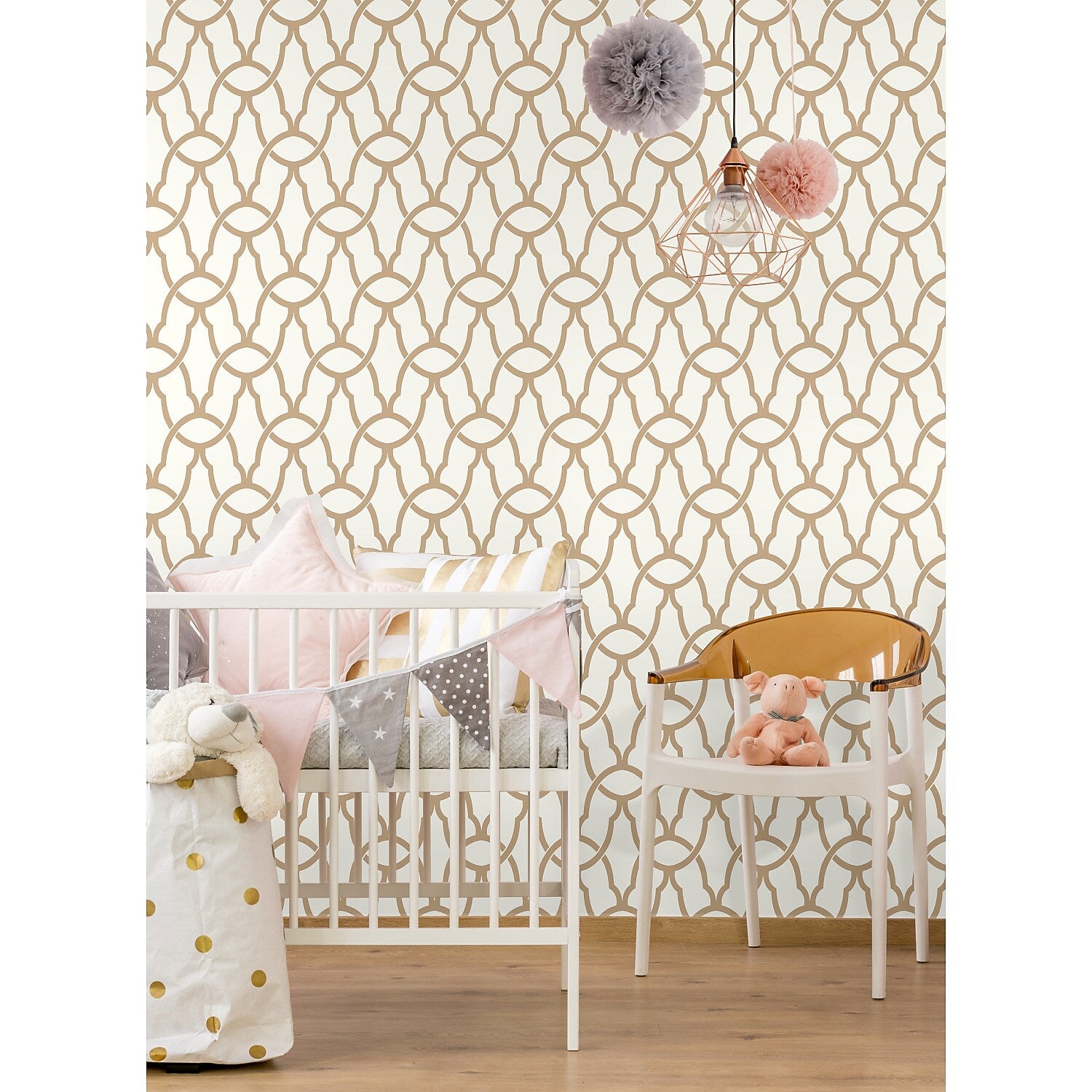 York Wallcoverings Trellis Peel and Stick Wallpaper (RMK9121WP)