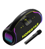 Worryfree Gadgets Hopestar Wireless Bluetooth 300W Portable Speaker, Water Resistant, Black (WA65-BLK)