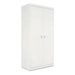 Assembled 72" High Heavy-Duty Welded Storage Cabinet, Four Adjustable Shelves, 36w X 18d, Light Gray