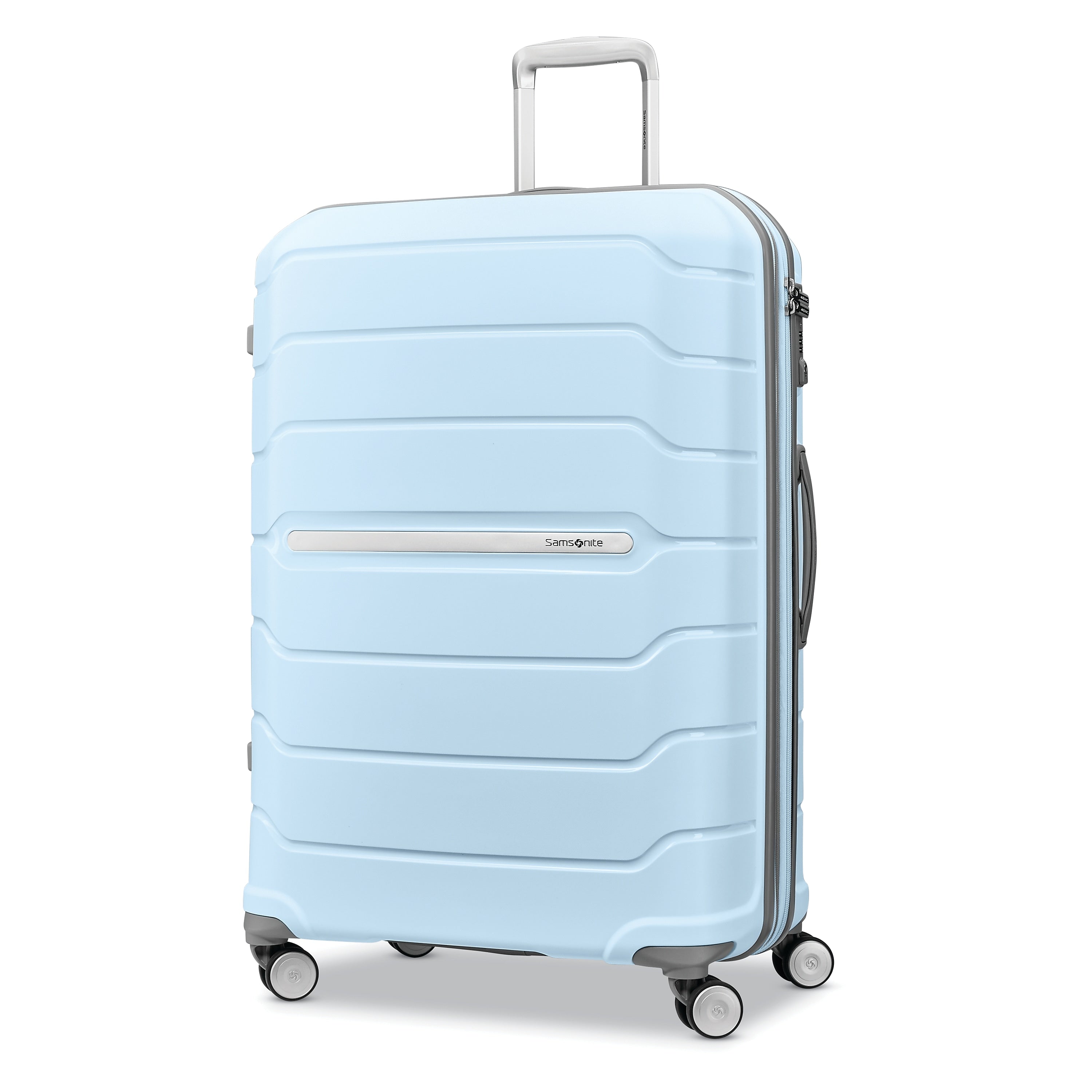 Samsonite Freeform 27.6" Hardside Suitcase, 4-Wheeled Spinner, Sky Blue (78257-1809)