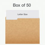 Pendaflex Heavy Duty File Folder, 1/3-Cut Tab, Assorted, Letter Size, Kraft, 50/Box (1007030)
