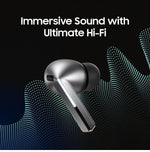 Samsung Galaxy Buds3 Pro Wireless Noise Canceling Earbuds, Bluetooth, Silver (SM-R630NZAAXAR)