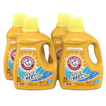 Arm & Hammer OxiClean HE Concentrated Liquid Laundry Detergent, Fresh, 77 Loads, 100.5 oz., 4/Carton (CDC3320050027)