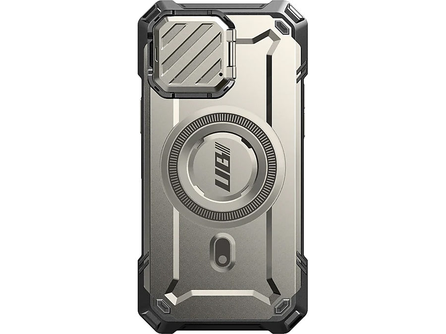 SUPCASE Unicorn Beetle MAG XT Rugged Case for iPhone 15 Pro, Shock-Absorbing, Titan Gray