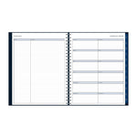2026 Blue Sky Passages 8.5" x 11" Calendar Year Weekly & Monthly Planner, Faux Leather Cover, Navy (148658-26)