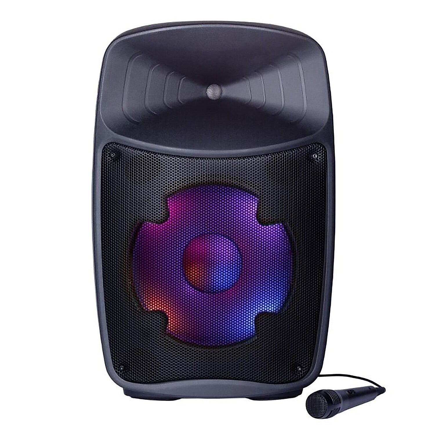 ION Pro Glow Ultra Bluetooth PA Speaker System, Black (IONPROGLOWULTR)