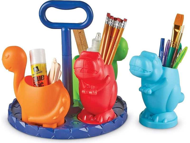 Learning Resources Create-a-Space Kiddy Center Dinos Storage Caddy (LER3719)