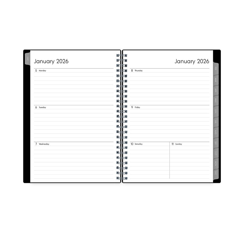 Planning Calendar Notes BS Enterprise PP 5.875x8.625 RY26 Wkly/Mthly Safety Wirebound -