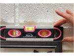 Apollo Tools Torpedo-Shaped Spirit Level, 9", Pink/Black (DT5019P)