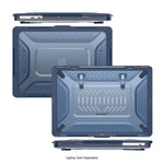SaharaCase Raider Ultra-Duty Series 16" Laptop Case with Stand, Shock Absorbing, Midnight Blue (LT00065)