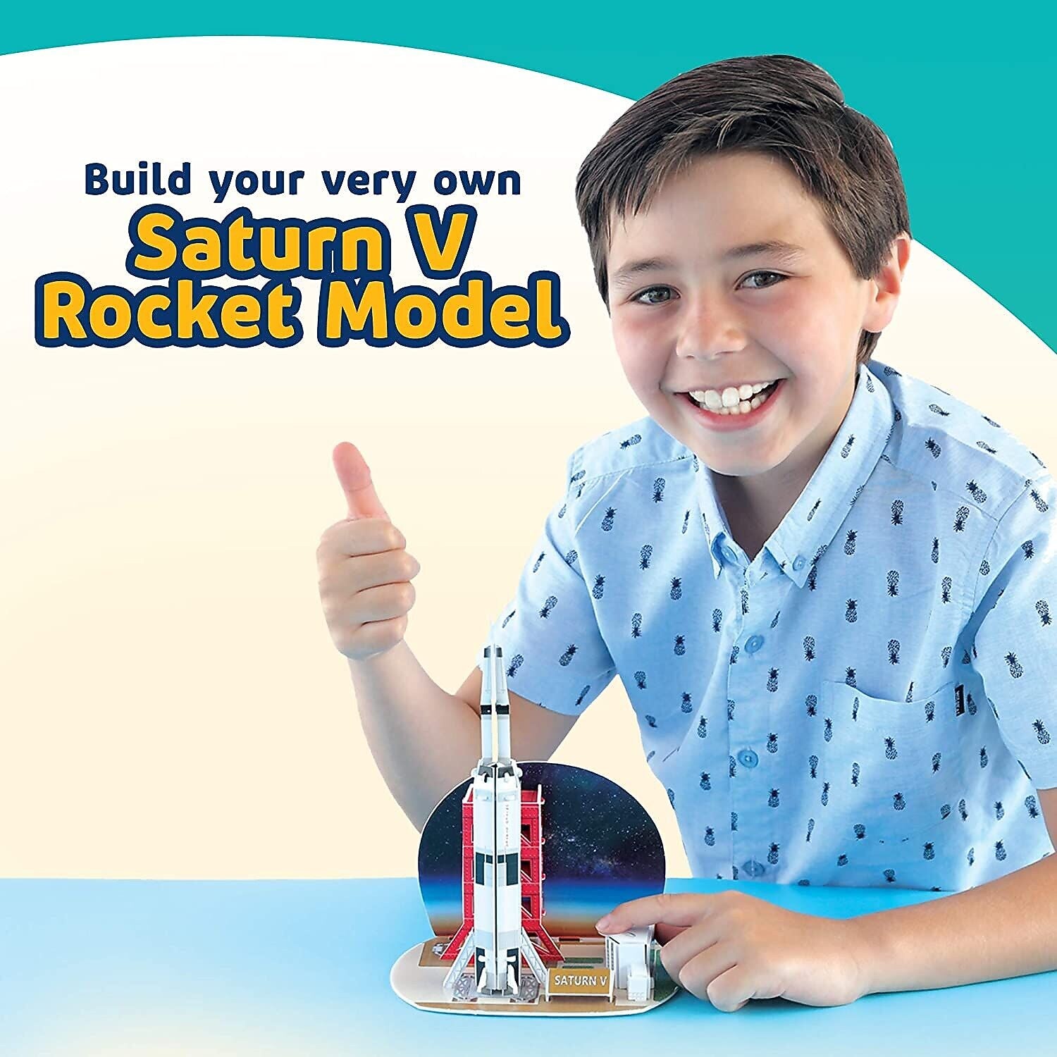 iSprowt Saturn V 3D Mini Kit, Assorted Colors (SATURNV291)
