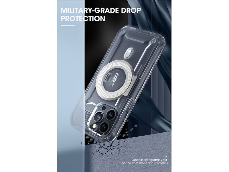 SUPCASE Unicorn Beetle PRO MAG Rugged Case for iPhone 15 Pro, Shock-Absorbing, Clear (SUP-iPhone2023Pro-6.1-MagPro-SP-Clear)