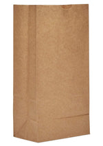 Ross & Wallace Paper Bags, 8# Size, Extra-Heavy-Duty, 60# Basis Weight, 6" x 3.88" x 12.5", Kraft, 500/Bundle (BAGGX8500)