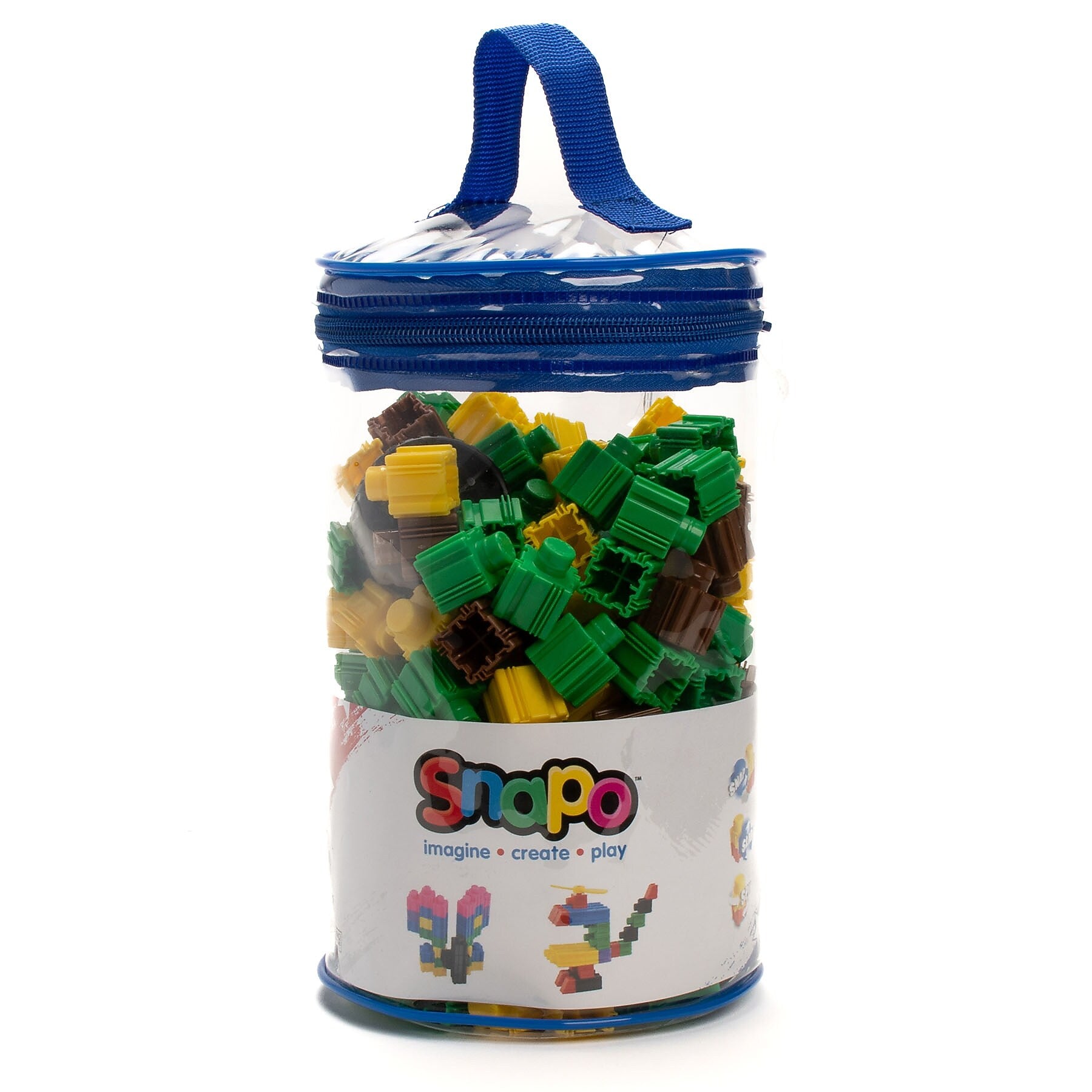 Snapo Building Blocks Mine World Creator Kit, 200 Pieces/Set (SNP16200M)