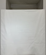 Gary Manufacturing  Anti-Ligature 70" x 72" Vinyl Shower Curtains, Hook & Loop Strips, White, 12/Case (STPSTDVS)