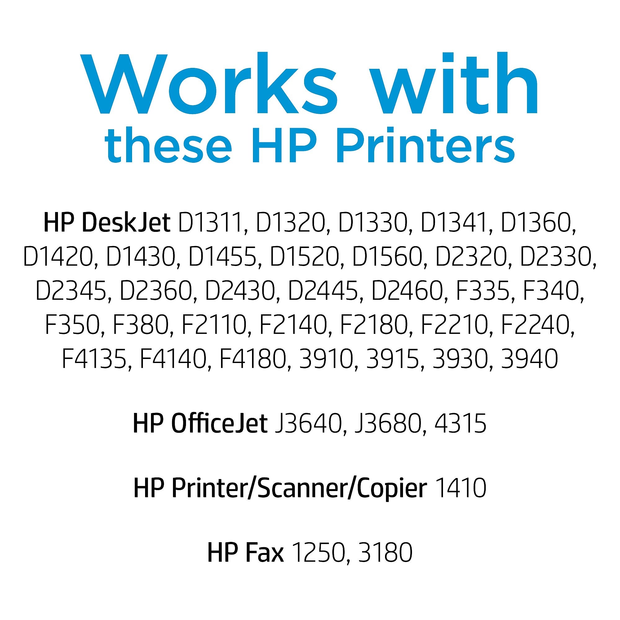 HP 21 Black Standard Yield Ink Cartridge, Prints Up to 190 Pages (C9351AN#140)