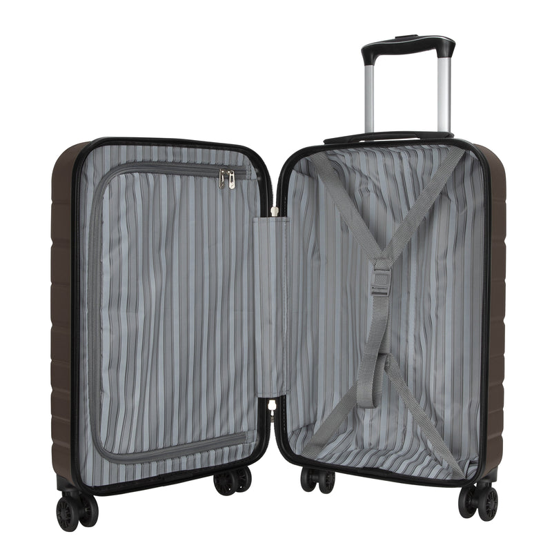 Skyway Luggage Epic 2.0 20" Hardside Carry-On Suitcase, 8-Wheeled Spinner, Midnight (780-20"004-4WB)