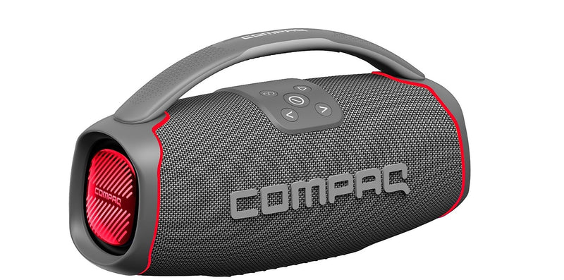 Compaq 50W Portable Bluetooth Speaker, Gray (CMQ50W)