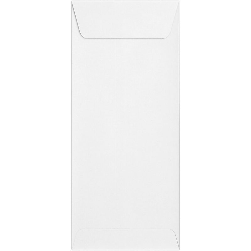 LUX 80lbs. 4 1/8" x 9 1/2" #10 Open End Envelopes, Bright White, 250/BX (7535-250)