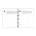 Planning Calendar DD Tile Frosted PP 8.5x11 RY26 Wkly/Mthly Safety Wirebound -