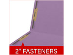 Medical Arts Press Reinforced End Tab File Folder, Straight Cut, Letter-Size, Lavender, 50/Box (S-01602-LAV)