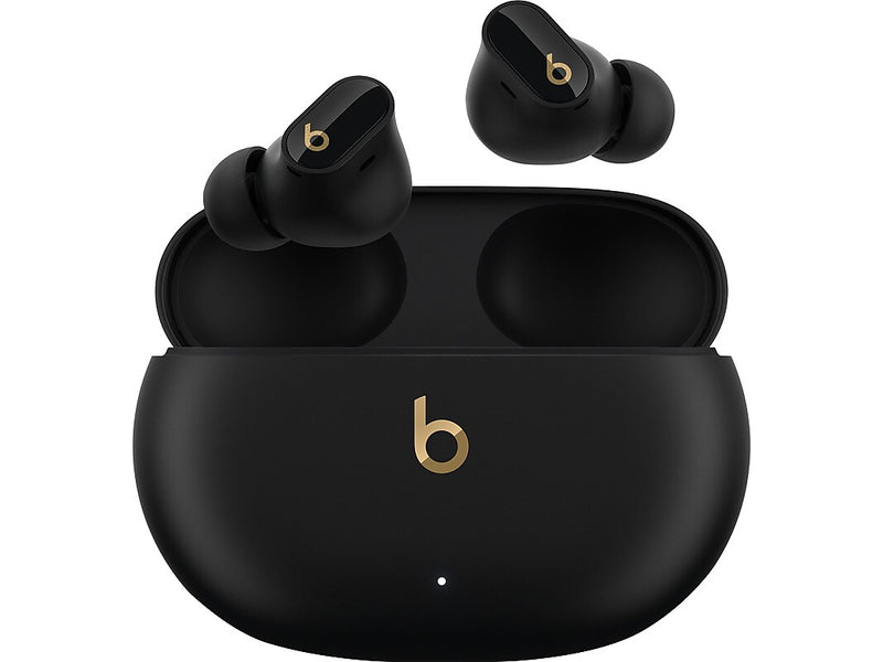 Beats Studio Buds + Wireless Noise Canceling Bluetooth Earbuds, Black/Gold (MQLH3LL/A)