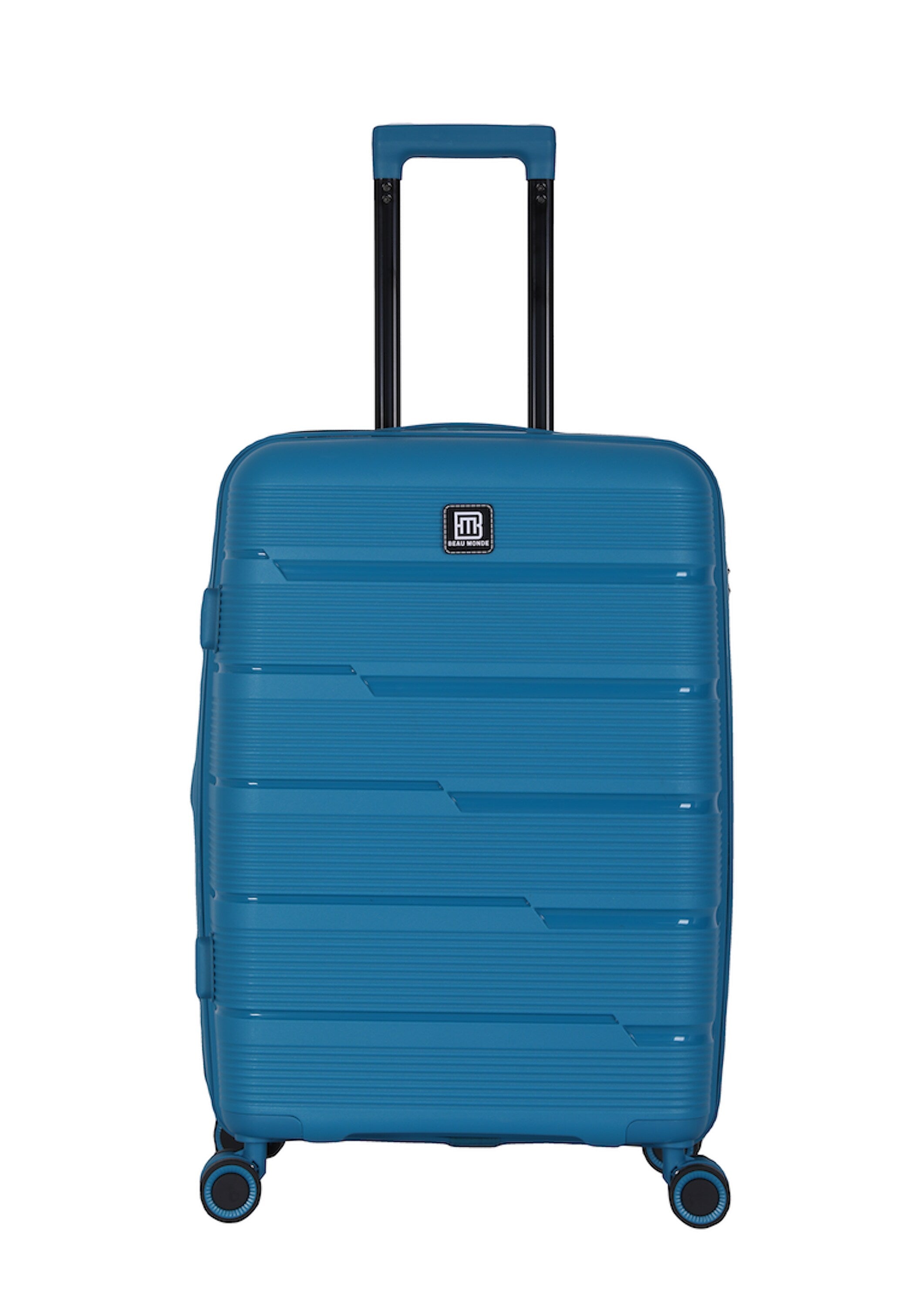 TUCCI Beau Monde Infallible Hardside Spinner Carry-On Luggage Set, TSA Checkpoint Friendly, Blue, 3/Set (BM0013-03-NBLU)