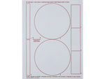 Verbatim Inkjet Media Labels, White, 7 Labels/Sheet, 50 Sheets/Pack (71126)