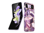 i-Blason Cosmo Marble Purple Snap Case for Samsung Galaxy Z Flip4 (Galaxy2022-ZFlip4-5G-Cosmo-Ameth)