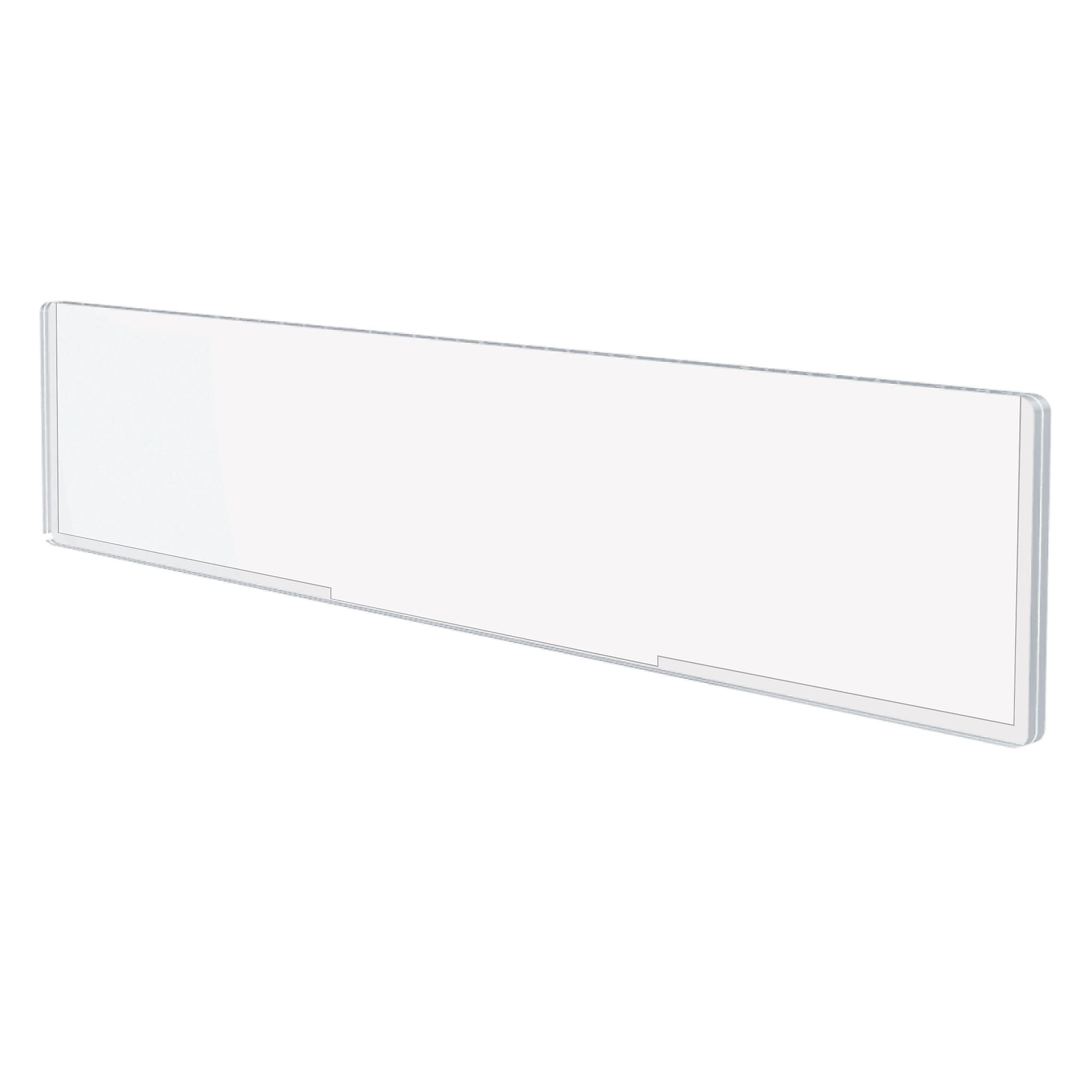 Deflect-O Rectangular School Name Plates, 2" x 8.5" (DEF587501)