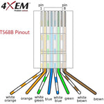 4XEM 15' CAT-6 Ethernet Cable, Gray (4XC6PATCH15GR)