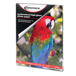 High-Gloss Photo Paper, 10 Mil, 8.5 X 11, High-Gloss White, 50/pack