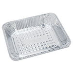 Aluminum Oblong Container, 1 lb, 4.56 x 5.56 x 1.63, Silver, 1,000/Carton