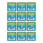 Flipside Dry-Erase Eraser, Gray, Dozen (30009)