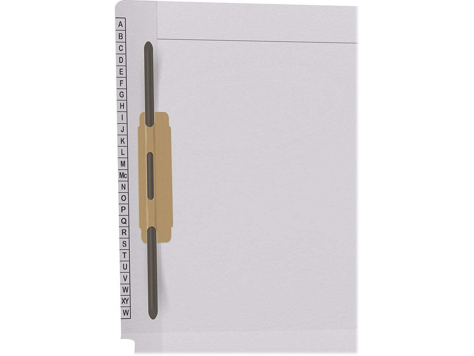 Medical Arts Press Kardex Match Reinforced End Tab File Folder, Straight Cut, Letter-Size, White, 50/Box (F1180-WHT)