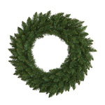 Nearly Natural 24-in Green Pine Artificial Christmas Wreath with 35 Clear LED Lights (W1110)