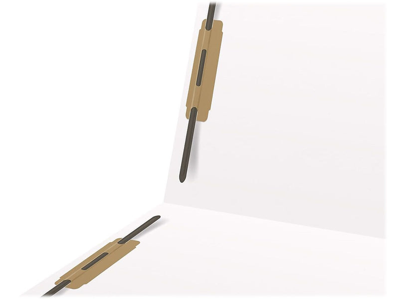Medical Arts Press Heavy-Duty End Tab File Folder, Straight Cut, Letter-Size, White, 40/Box (S-09459-WHT)
