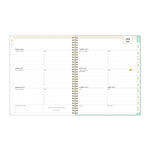 2025-2026 Day Designer for Blue Sky Secret Garden 8.5" x 11" Academic Year Weekly & Monthly Planner, Plastic Cover (137896-A26)