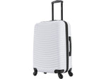 DUKAP Adly 24" Hardside Suitcase, 4-Wheeled Spinner, TSA Checkpoint Friendly, White (DKADL00M-WHI)