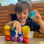 Extasticks Stackalino Wooden XL Balancing Stacking Rocks, 17/Pack (EXAE3309)