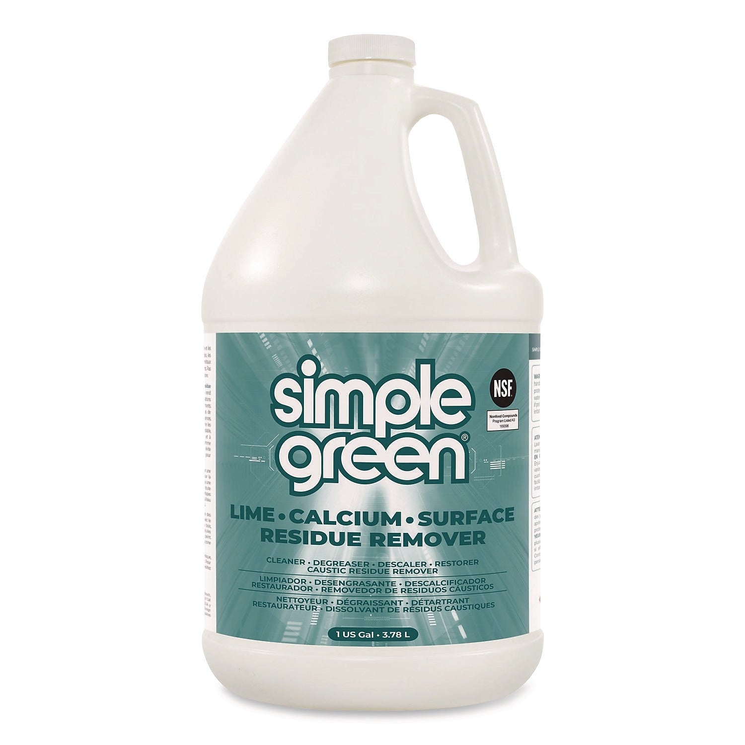 Simple Green Lime Calcium Surface Residue Remover Degreaser, 1 Gallon, 6/Carton (1710200600128)
