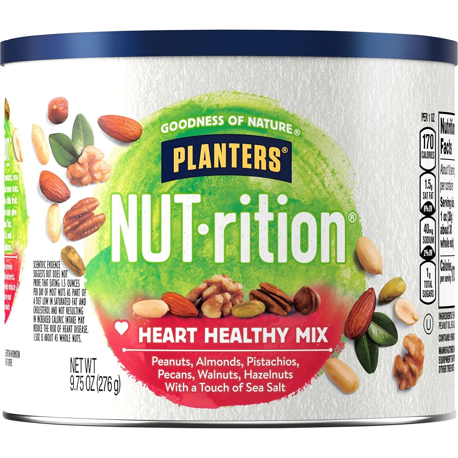 Planters NUT-rition Heart Healthy Mix Nuts, Variety, 9.75 Oz. (05957)